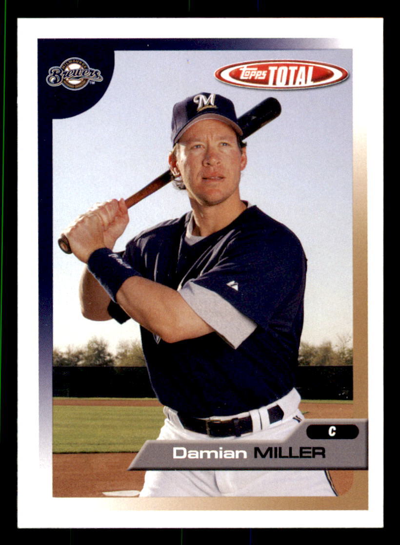 2005 Topps Total  #44 Damian Miller Milwaukee Brewers