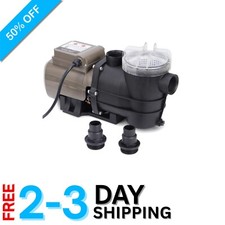 Above Ground Swimming Pool Pump 0.35HP with Timer  Low Noise - 115V Efficiency