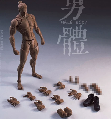 1/12 Romankey X COWL Super-flexible Body Muscle Action Figure 12inches - Picture 4 of 16