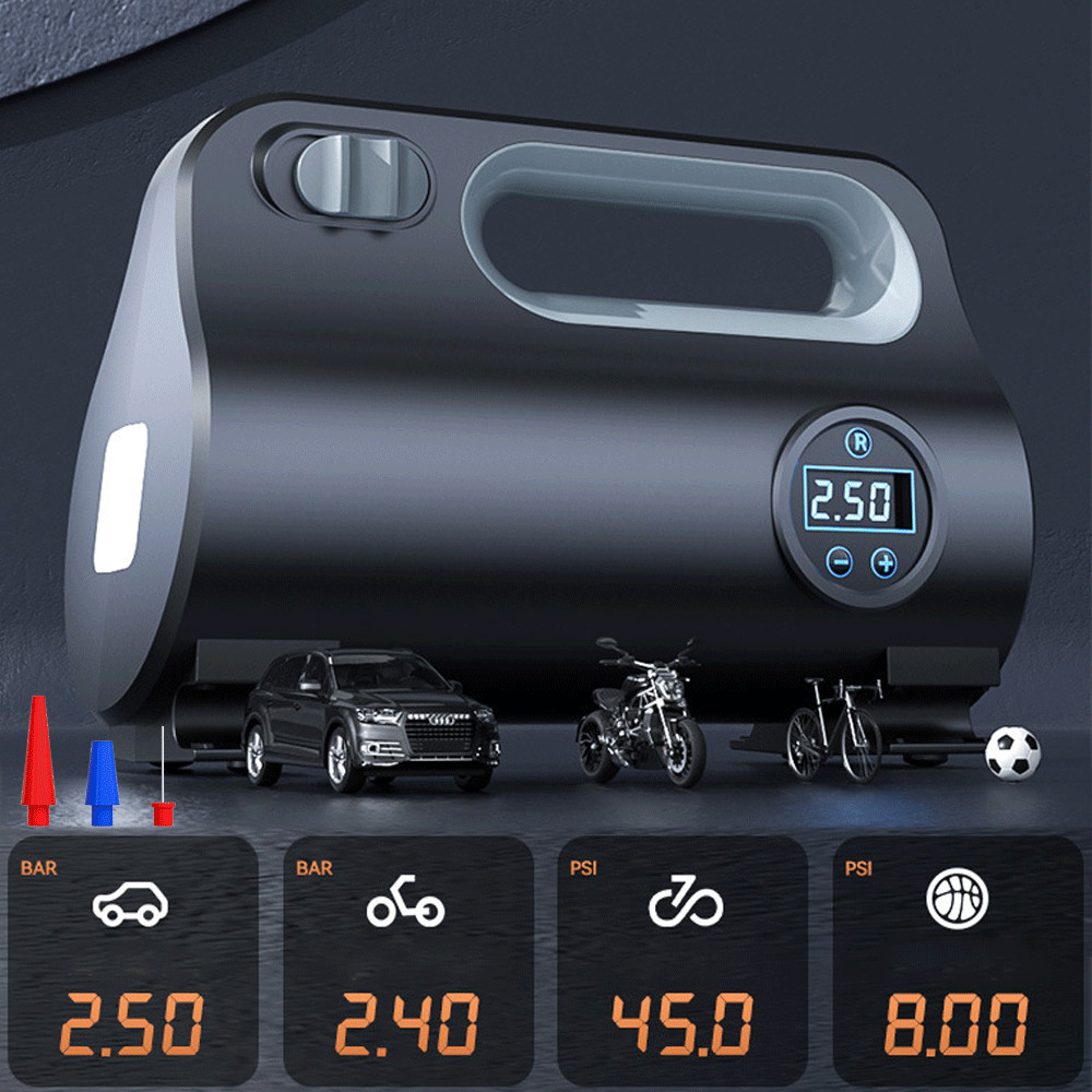 Heavy Duty Portable Air Compressor Car Tire Inflator Electric Pump Auto 12V