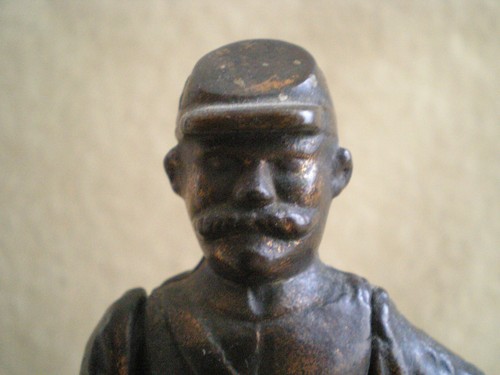 Original 1892 J&E Stevens Cast Iron Artillery Mechanical Bank ~ Working & Damage - Picture 18 of 23