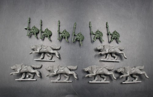 Warhammer Chaos Battle Masters Board Game Goblin Wolf Riders x6