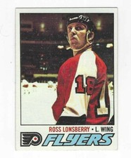 1977-78 TOPPS ROSS LONSBERRY #257 PHILADELPHIA FL;YERS