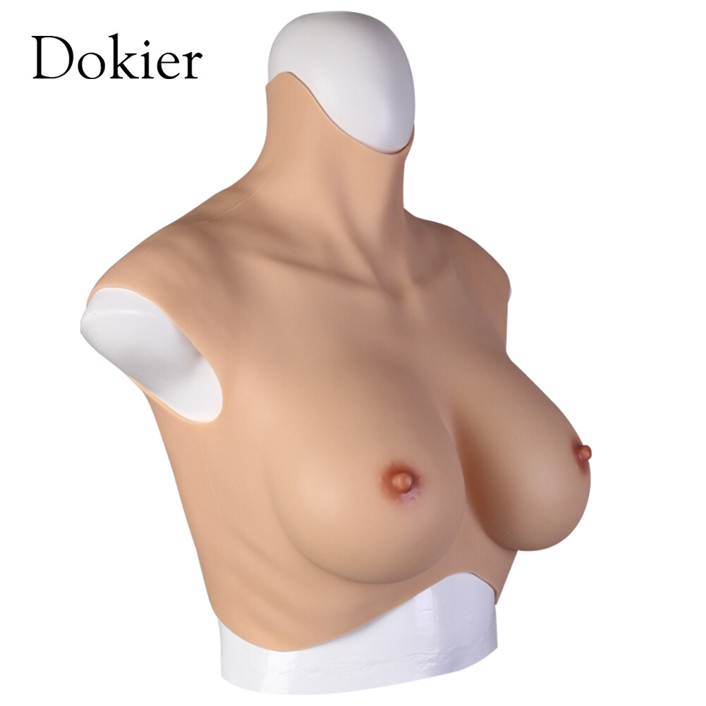 Oversize B Cup Silicone Breast Forms Fake Boobs For Large Body