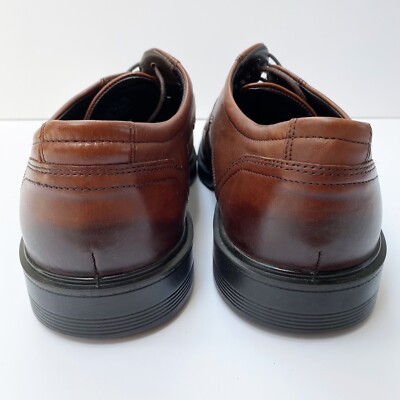 Ecco Brown Leather Almond Toe Dress Shoes US10/EU44 | eBay display picture 2