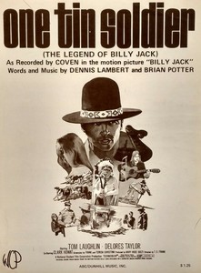 One Tin Soldier The Legend Of Billy Jack 1969 Sheet Music Film Soundtrack  F2Q | eBay