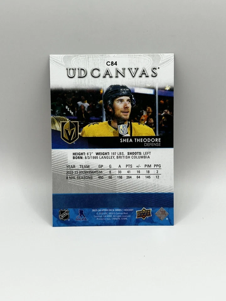23/24 UD SERIES 1 CANVAS SHEA THEODORE SP #84 - Image 2 of 2