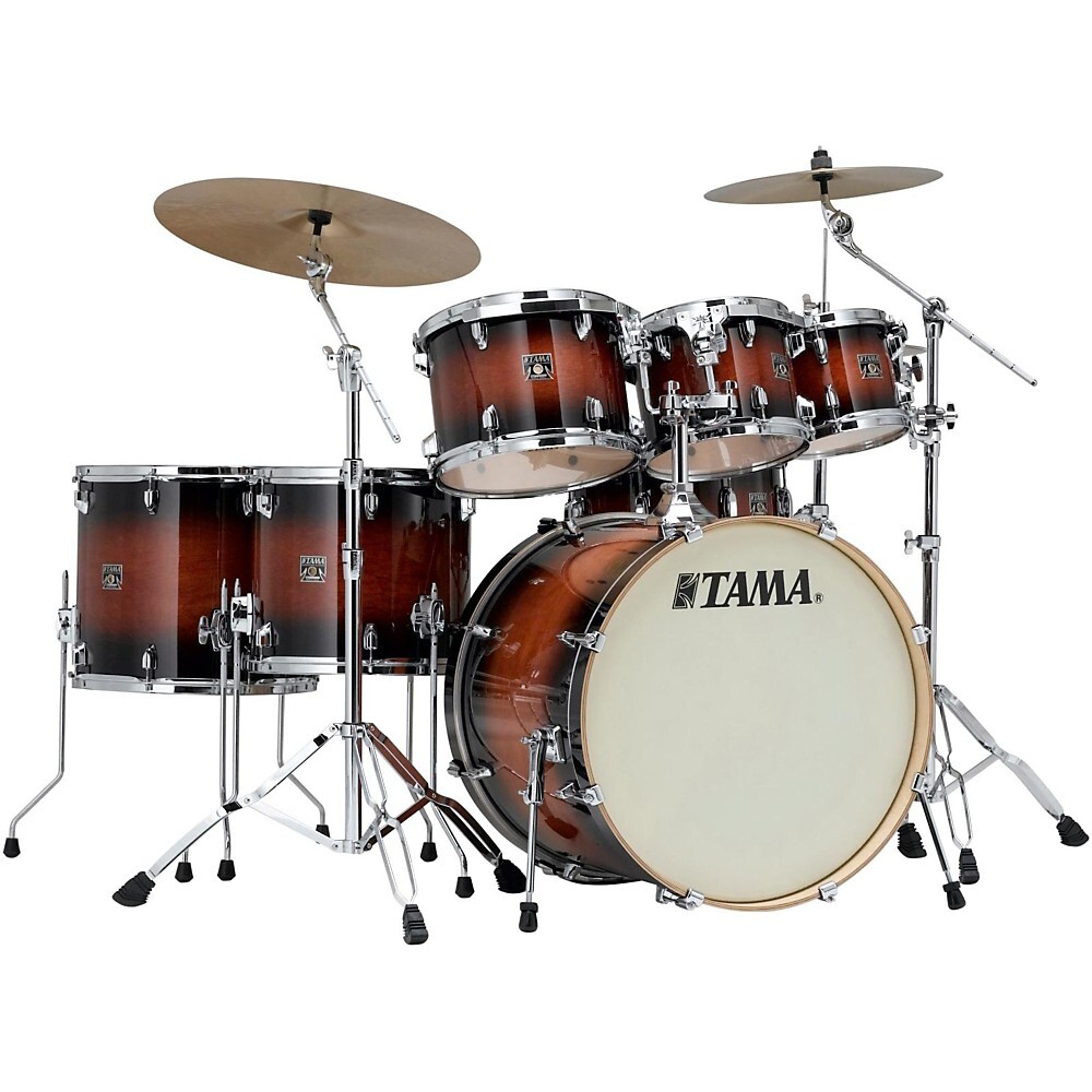 Набор из 7 предметов Tama Superstar Classic Shell Pack из красного дерева Burst