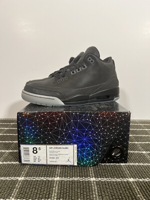 Size 85 Air Jordan 3 5lab3 Reflective Black 820652246683 Ebay 