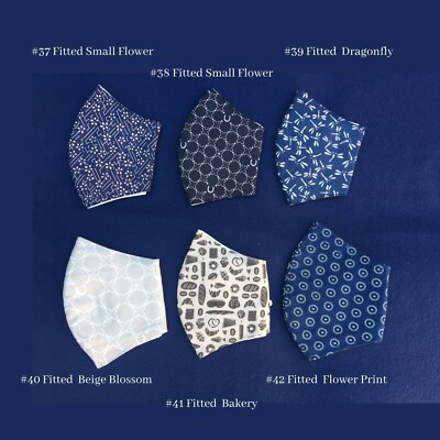 Easy to Sew Face Masks with Removable Nose Wire and Filter Pocket – Corgi, Tiger, Otter, Dino, Cat, Shark, Hamster, Dragon