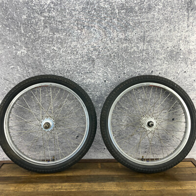 Araya Super 7x BMX Wheel Set 48h DK Sealed Bearing Hub Old School