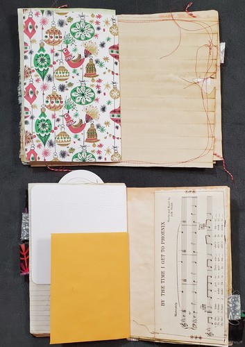 Junk Journal Weihnachten Thema Signaturen OHNE COVER, 20 Seiten (80 Vorder- & Rückseite) C3 - Bild 14 von 19