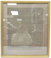 200th Congrefs Of The United States (Bill Of Rights) Commemorative Framed Copy
