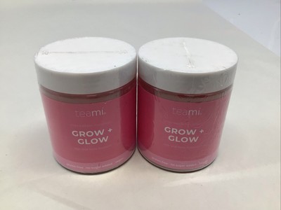 Teami Grow Plus Glow Gummies Strawberry Flavor 60 2 Pack Exp May 2025