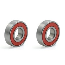 2pcs 6001RS 12mm x 28mm x 8mm Double Sealed Groove Ball Bearing for Automotive