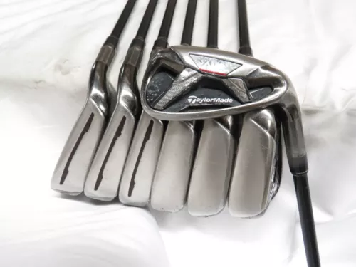 Used TaylorMade M2 Iron Set 5-PW,AW TaylorMade REAX 65 Regular Flex Shafts R