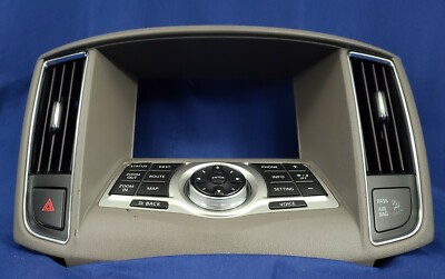 2009 10 11 12 13 2014 NISSAN MAXIMA CENTER DASH RADIO CONTROL TRIM BEZEL  VENTS