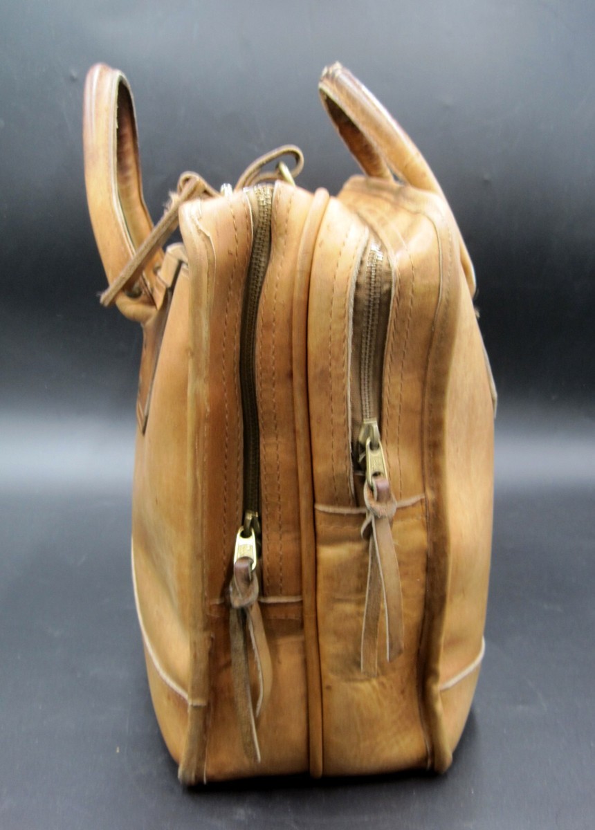 Vintage Gokey Leather Briefcase Messenger Overnight Bag | eBay Vintage Gokey Leather Briefcase Messenger Overnight Bag | eBay