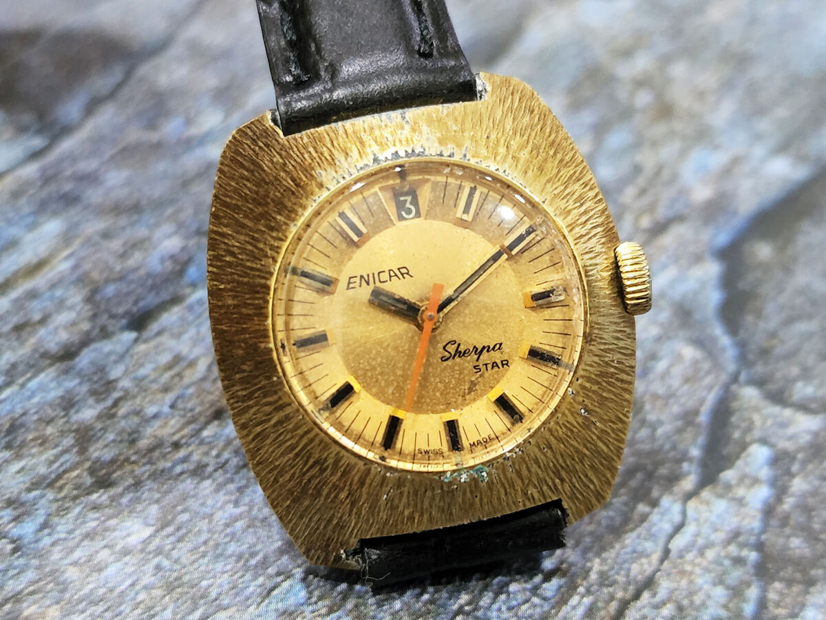 ENICAR SHERPA STAR AUTOMATIC SWISS MADE Vintage Watch Ladys ENICAR SHERPA STAR AUTOMATIC SWISS MADE Vintage Watch Ladys