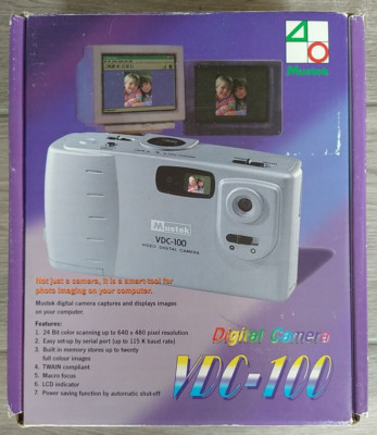 Mustek VDC-100 - Vintage Retro Digital Camera from 1997