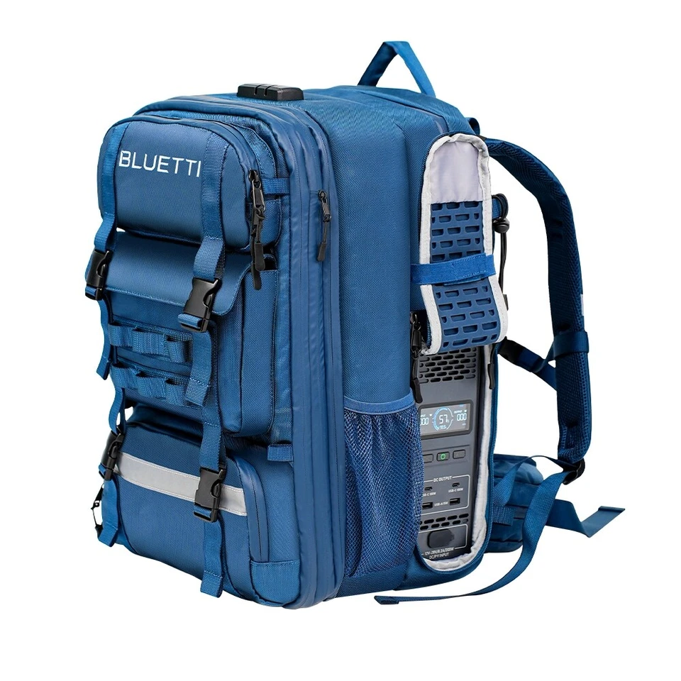 BLUETTI Handsfree 1 Tragbar Powerstation 300W LiFePO4 268Wh 42L Wandern Rucksack - Bild 3 von 4