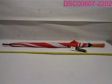 QTY 8; Storm Duds Sport Umbrella 7100 Red/White Stripe University of Hartford
