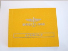 Breitling Airwolf Instruction Booklet OEM