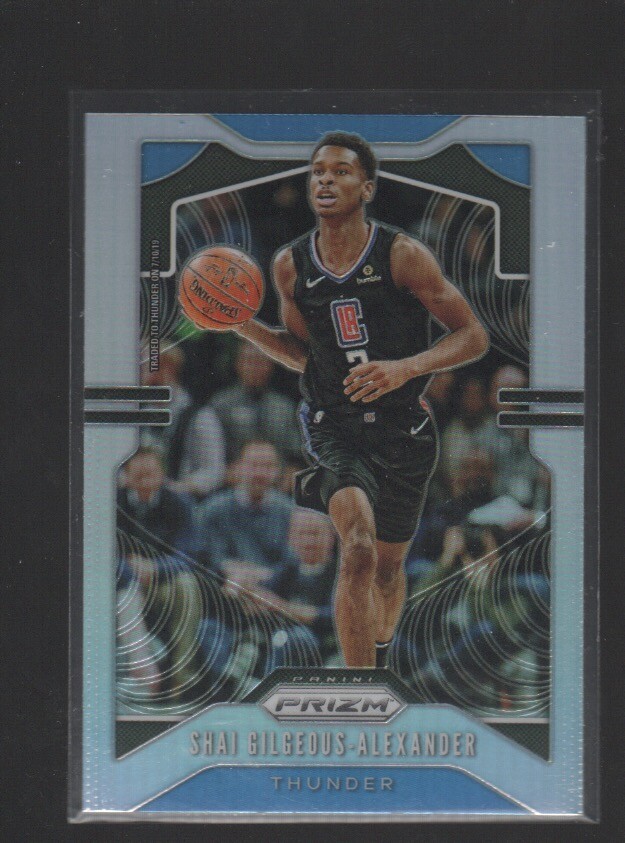 SHAI GILGEOUS-ALEXANDER 2019-20 PANINI PRIZM SILVER PRIZMS CARD #122