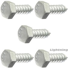 Lag Bolt Screw Hot Dipped Galvanized A307 Alloy Steel 1/4 x 4" Qty 250