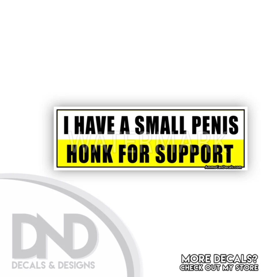 Set of 4 prank magnetic OR bumper sticker magnet funny hilarious I love gay porn - Image 2 of 4