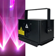 Full Color 3W RGB Animation Laser Projector DJ Light ILDA Stage Laser Beam Light