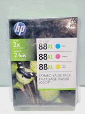 HP 88XL Original Ink Cartridge, Cyan/Magenta/Yellow 3-pack,  