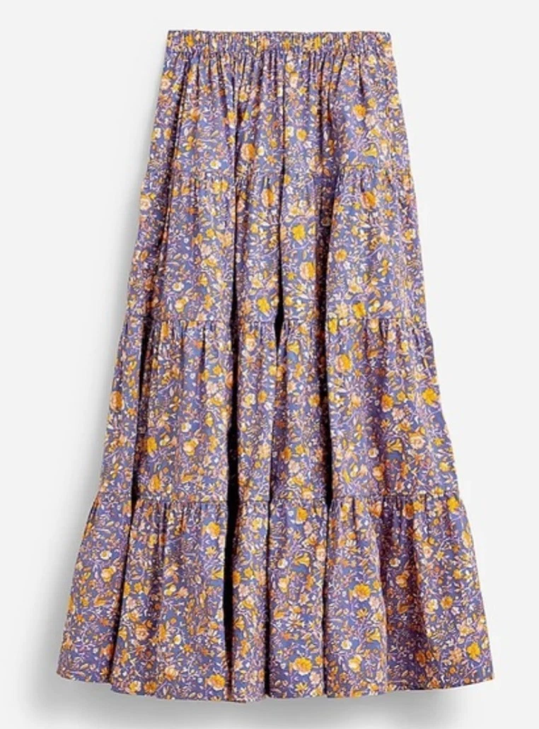 J Crew Tiered Pull On Maxi Skirt XS Floral Boho Cottage Broomstick Prairie Retro
Opens in a new wind