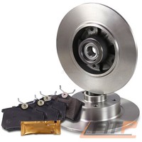 Bremsscheiben Voll Ø260+BREMSBELÄGE Hinten FÜR Renault Megane 3 Coupe 1.4-2.0 08