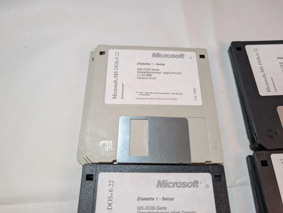 Microsoft MS-DOS 6.22 Installations Disketten GETESTET - Bild 2 von 4