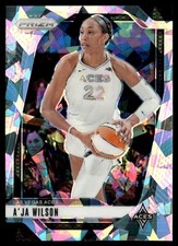 2024-25 Panini Prizm WNBA Ice Prizm A'ja Wilson Las Vegas Aces #86