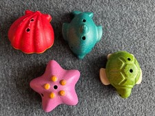 Ökologisches Badewannenspielzeug Holz PlanToys