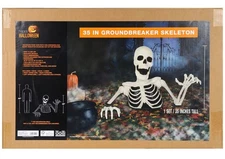 NEW Giant Huge Ground Breaking Ground Breaker Skeleton Halloween Decoration