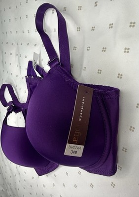 Sofra Intimates Purple Bra 34B Underwire Smooth Cup Bra New With Tags