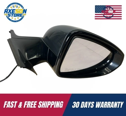 11-13 Chevy Volt Door Mirror Chevrolet Right Side Wing Exterior DARK GRAY OEM