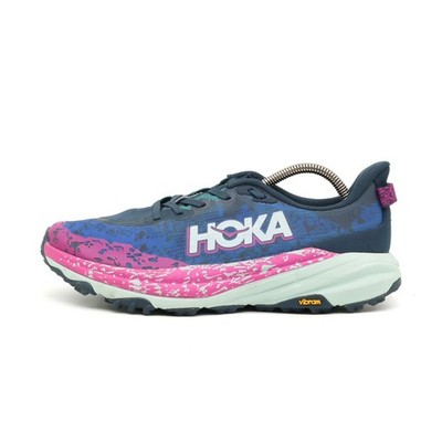 Hoka One Herren Speedgoat 6 Sportschuh Blau/Pink Niedrig Laufschuh EU 42