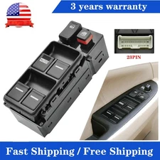 FOR 2003-2007 HONDA ACCORD 4 DOOR POWER MASTER WINDOW SWITCH LEFT DRIVER SIDE US