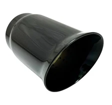 Exhaust Tip 4.00" Dia OD 3.00" Dia ID X 6.00" Long 2.25" Inlet  W7006-225-BC-SS 