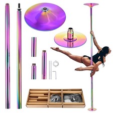 Professional Stripper Pole Spinning Static Dancing Pole 45mm Dance Pole New