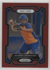 2024 Panini Prizm Red Prizm /299 Yovanny Rodriguez #9 0m7x