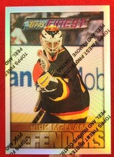 1996-97 NHL Finest Silver Refractor Kirk McLean #161 Canucks Near Mint+ HOF