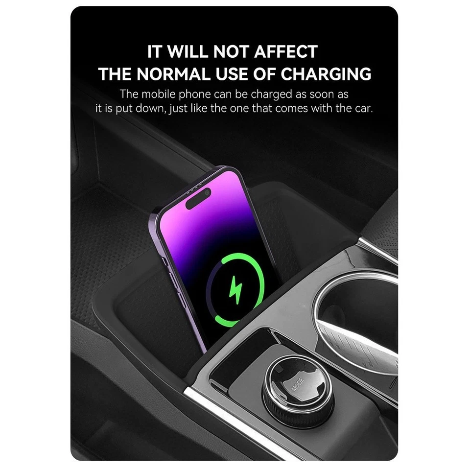 Wireless Charging Silicone Pad Compatible with For Chevrolet 2024 Non Slip - Image 3 of 4