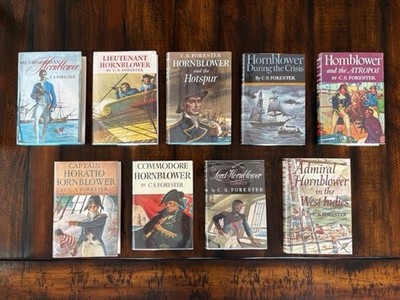 Complete Mint Set of Horatio Hornblower Hardback Books ( Little, Brown) 