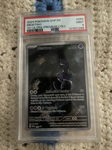 PSA 9 Mewtwo Black Star Promo #52 Pokemon 151 Scarlet & Violet 2023 ENGLISH