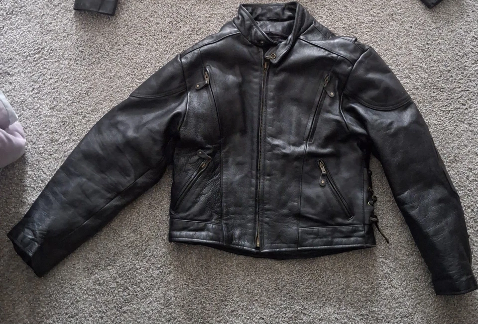 Vintage Mens Mustang Leather Jacket Size M - Image 3 of 4